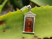 Polished Baltic Amber Earring and Pendant Sets on Sterling Silver - Sold Per Set - From Poland