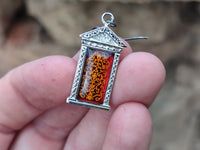 Polished Baltic Amber Earring and Pendant Sets on Sterling Silver - Sold Per Set - From Poland