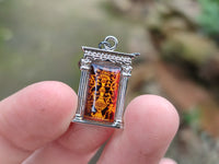 Polished Baltic Amber Earring and Pendant Sets on Sterling Silver - Sold Per Set - From Poland