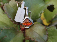 Polished Baltic Amber Earring and Pendant Sets on Sterling Silver - Sold Per Set - From Poland