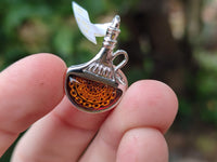 Polished Baltic Amber Earring and Pendant Sets on Sterling Silver - Sold Per Set - From Poland