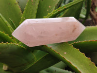 Polished Double Terminated Rose Quartz Points x 6 From Ambatondrazaka, Madagascar
