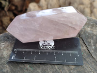 Polished Double Terminated Rose Quartz Points x 6 From Ambatondrazaka, Madagascar