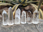 Polished Clear and Smokey Quartz Crystals x 35 From Madagascar - Toprock Gemstones and Minerals 