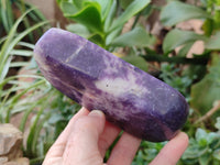 Polished Lepidolite Free Forms x 4 From Zimbabwe
