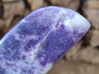 Polished Lepidolite Free Forms x 4 From Zimbabwe