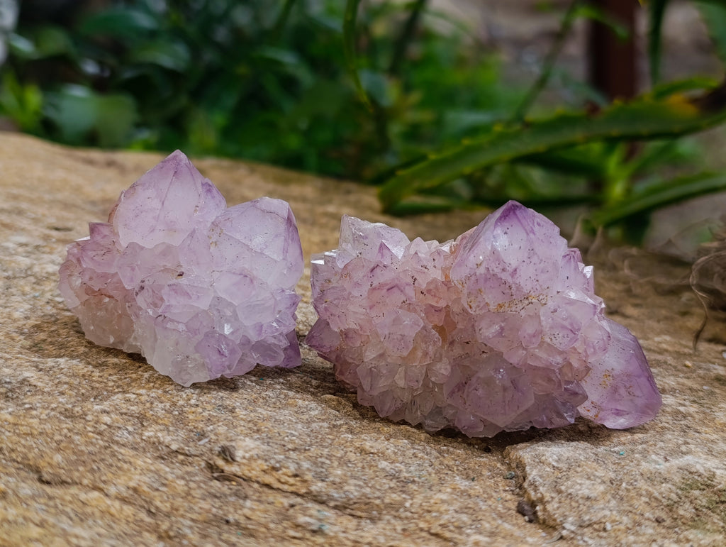 Natural Dark Purple Amethyst Spirit Quartz Clusters x 12 From Boekenhouthoek, South Africa - Toprock Gemstones and Minerals 