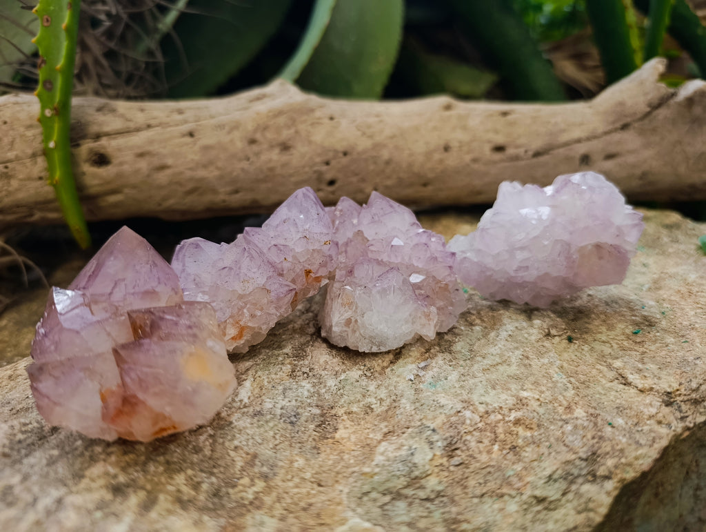 Natural Dark Purple Amethyst Spirit Quartz Clusters x 12 From Boekenhouthoek, South Africa - Toprock Gemstones and Minerals 