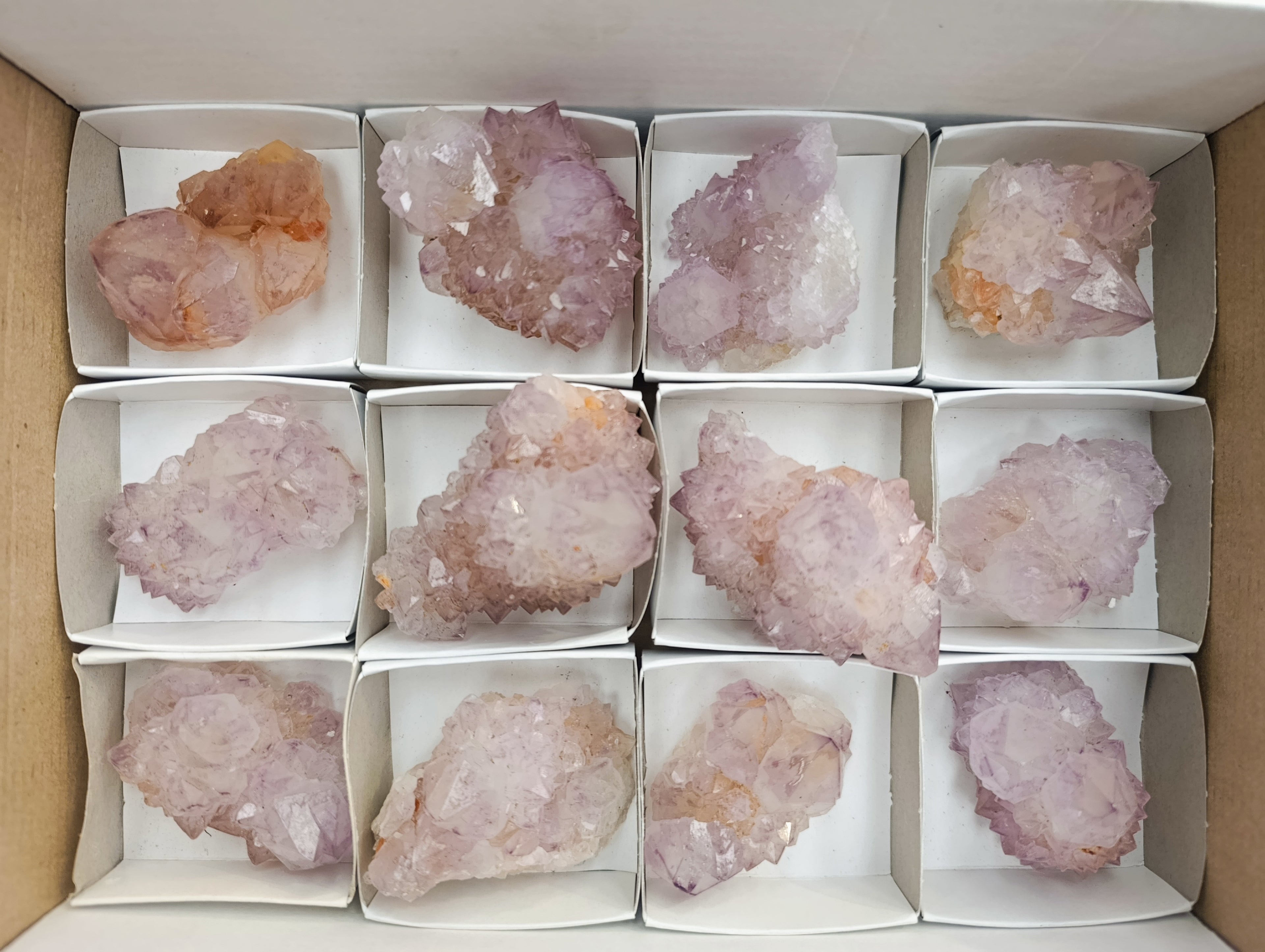 Natural Dark Purple Amethyst Spirit Quartz Clusters x 12 From Boekenhouthoek, South Africa - Toprock Gemstones and Minerals 