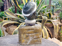 Hand Made African Male Bust Stone Sculpture x 1 From Zimbabwe
