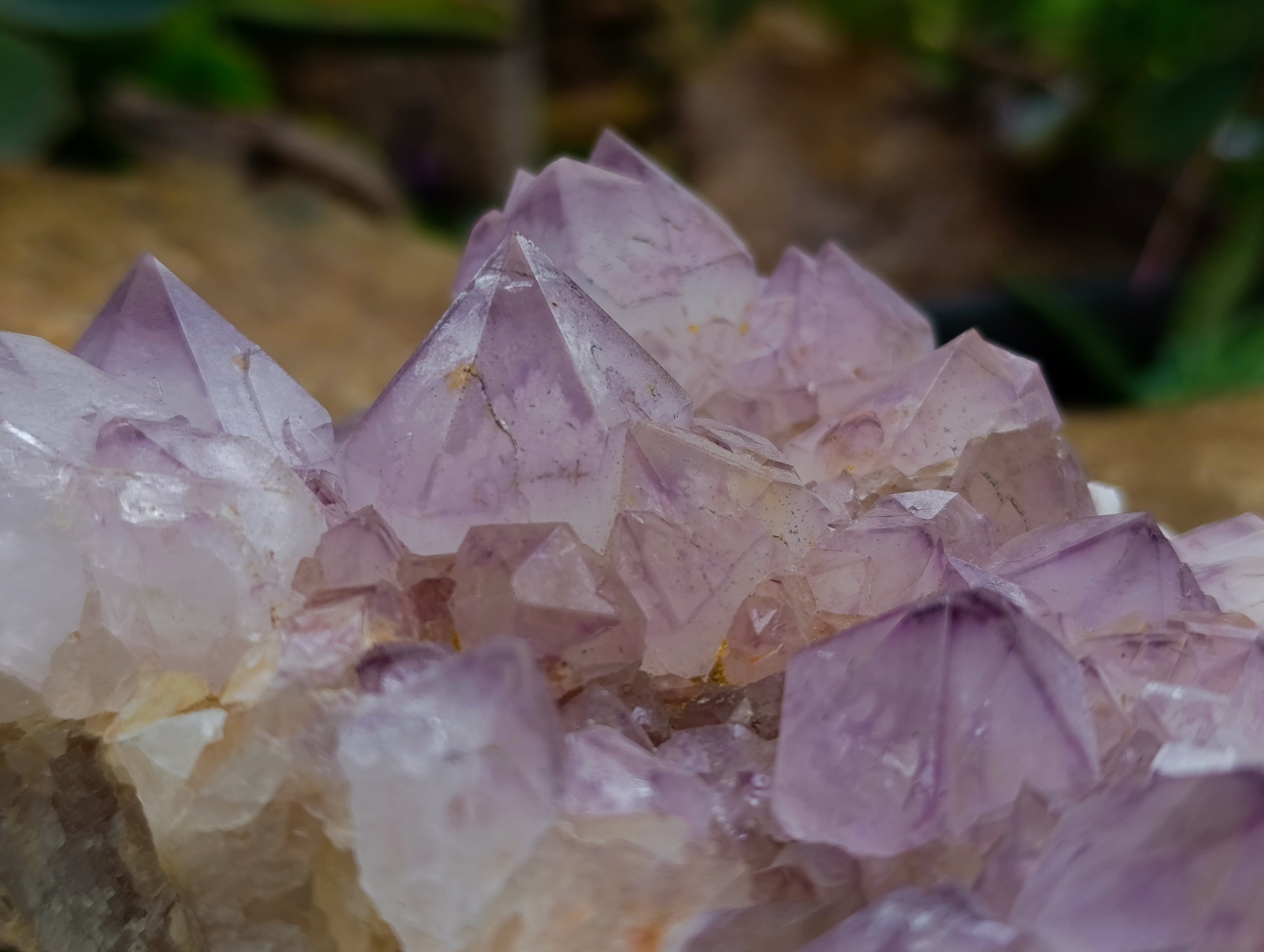 Natural Dark Purple Amethyst Spirit Quartz Clusters x 2 From Boekenhouthoek, South Africa - Toprock Gemstones and Minerals 