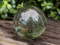 Polished Green Silica Crystal Ball x 1 From South Africa