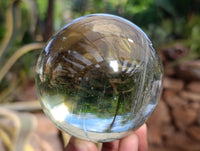 Polished Green Silica Crystal Ball x 1 From South Africa