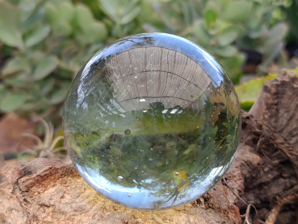 Polished Green Silica Crystal Ball x 1 From South Africa - Toprock Gemstones and Minerals 