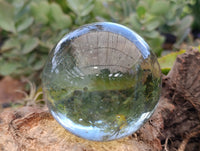 Polished Green Silica Crystal Ball x 1 From South Africa