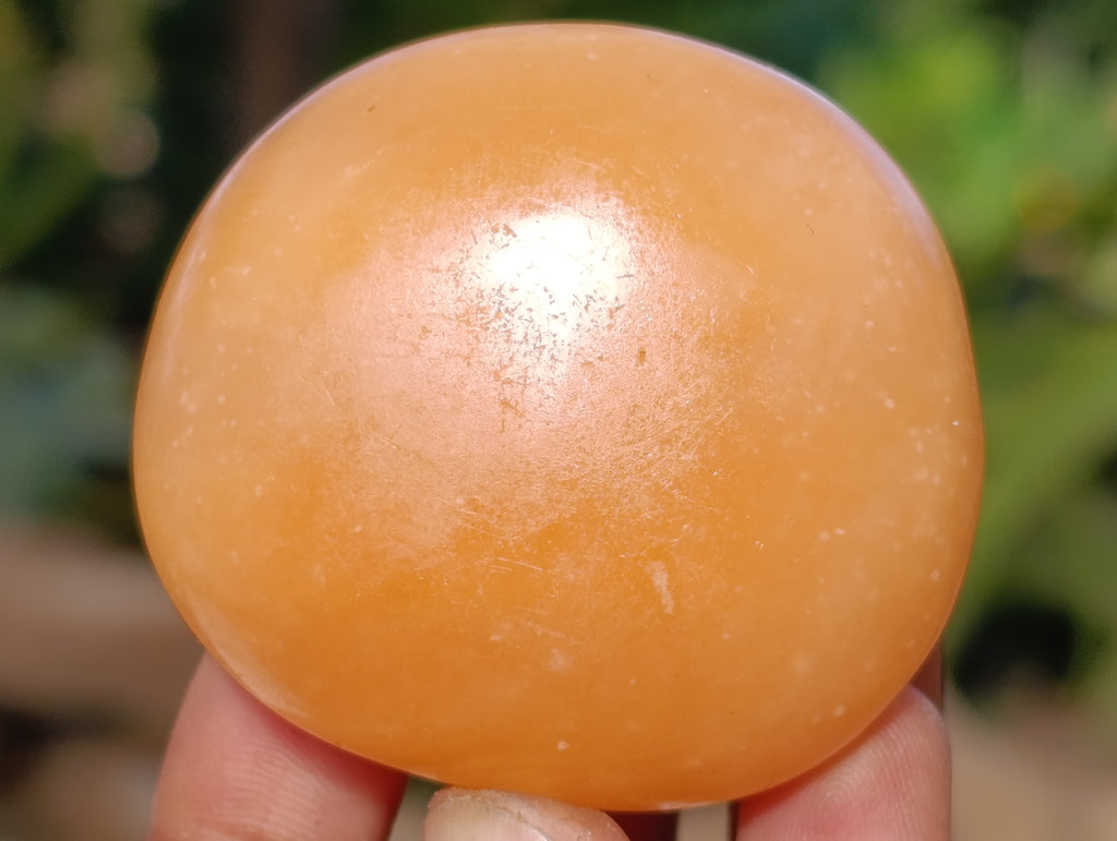 Polished Orange Twist Calcite Palm Stones x 24 From Maevantanana, Madagascar - Toprock Gemstones and Minerals 