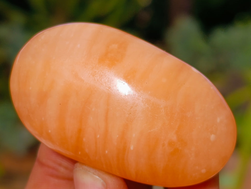 Polished Orange Twist Calcite Palm Stones x 24 From Maevantanana, Madagascar - Toprock Gemstones and Minerals 