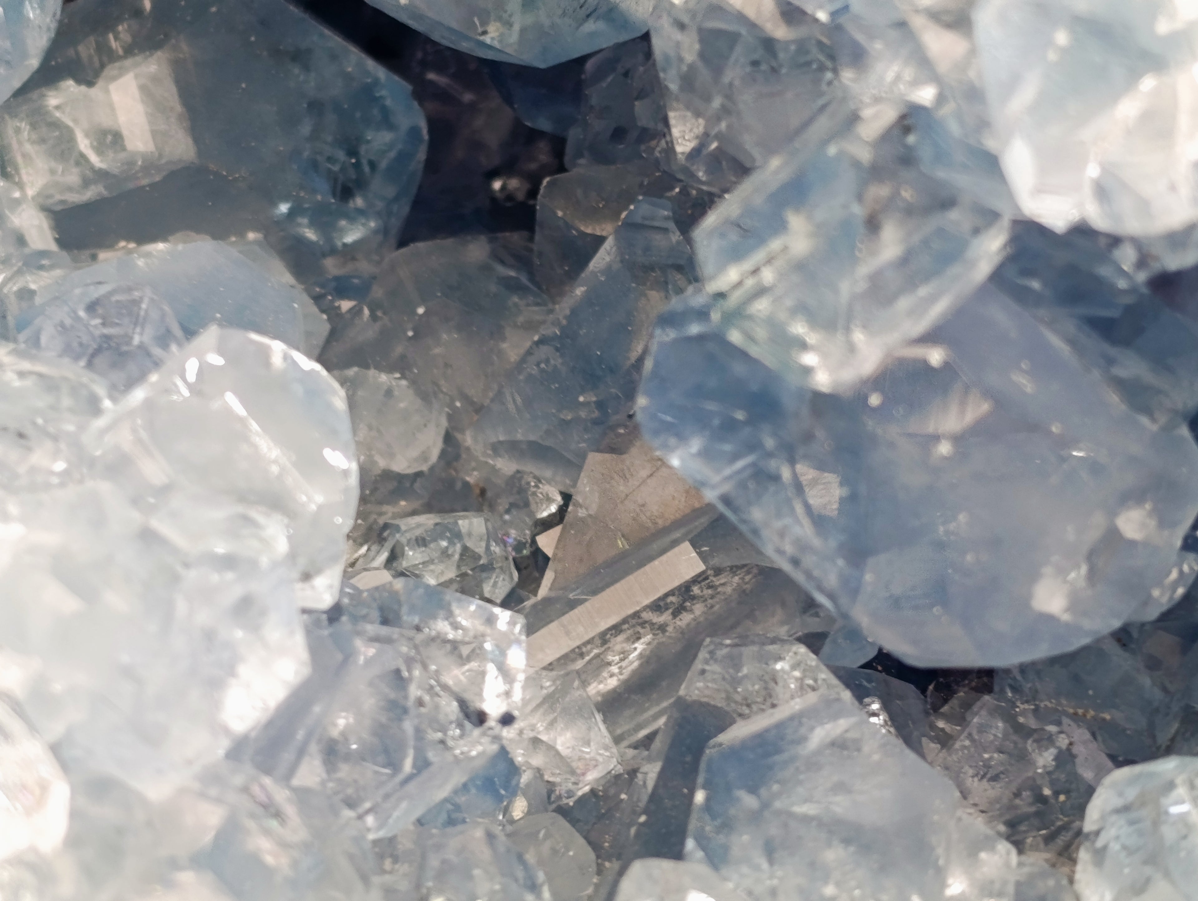 Natural Large Celestite Geode Specimen x 1 From Sakoany, Madagascar - Toprock Gemstones and Minerals 