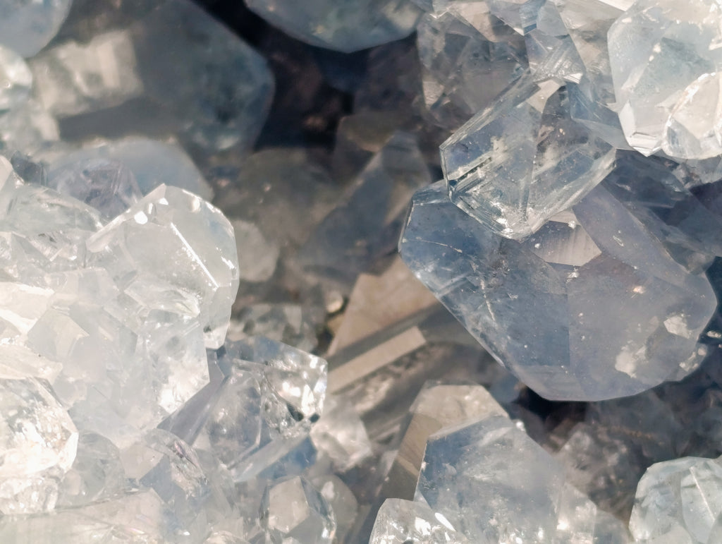 Natural Large Celestite Geode Specimen x 1 From Sakoany, Madagascar - Toprock Gemstones and Minerals 