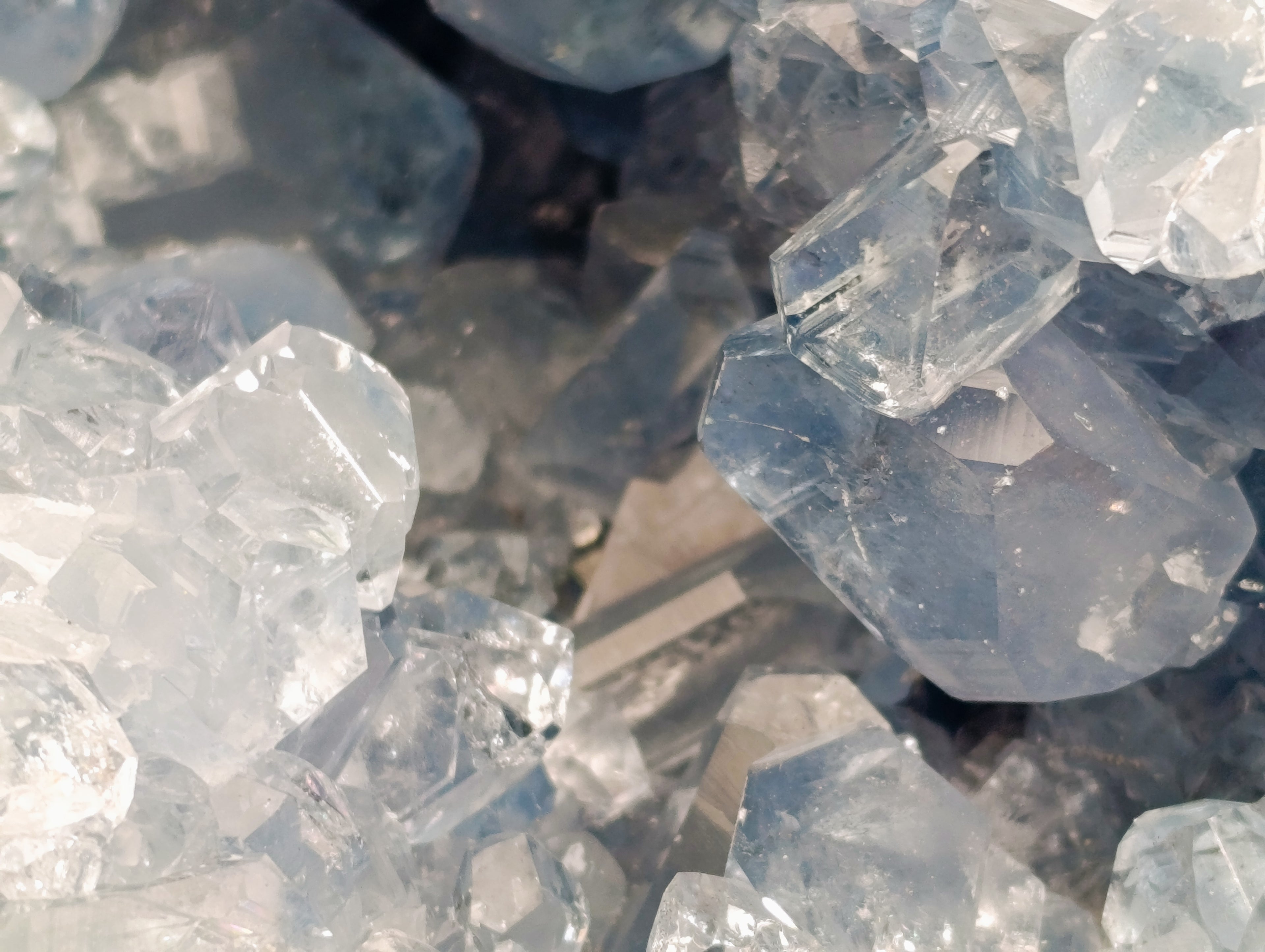 Natural Large Celestite Geode Specimen x 1 From Sakoany, Madagascar - Toprock Gemstones and Minerals 