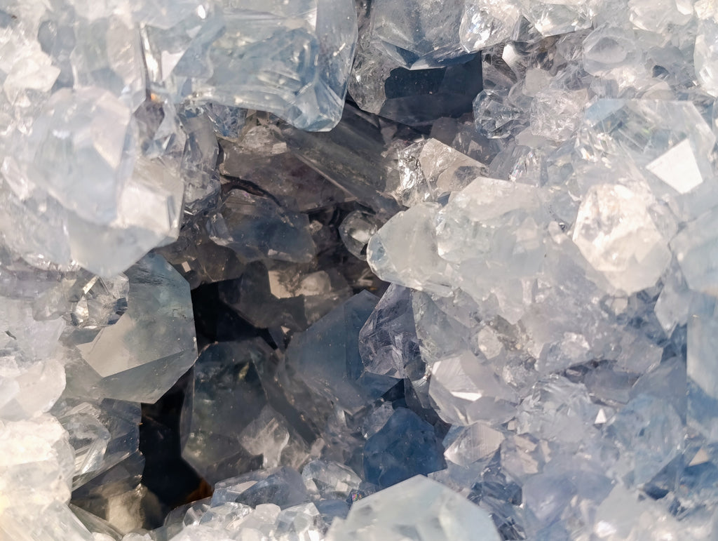 Natural Large Celestite Geode Specimen x 1 From Sakoany, Madagascar - Toprock Gemstones and Minerals 