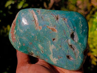 Polished Emerald Mtorolite Free Forms x 2 From Mutorashanga, Zimbabwe - Toprock Gemstones and Minerals 