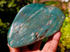 Polished Emerald Mtorolite Free Forms x 2 From Mutorashanga, Zimbabwe - Toprock Gemstones and Minerals 