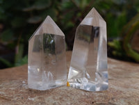 Polished Clear Quartz Crystals x 20 From Madagascar