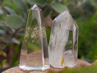 Polished Clear Quartz Crystals x 20 From Madagascar