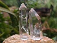 Polished Clear Quartz Crystals x 20 From Madagascar