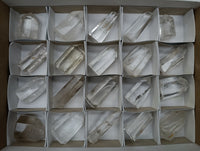 Polished Clear Quartz Crystals x 20 From Madagascar