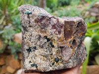 Natural Botryoidal Ball Malachite On Dolomite Matrix Specimen x 1 From Kambove, Congo
