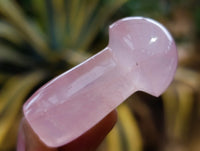 Polished Small Gemmy Rose Quartz Mushrooms x 20 From Ambatondrazaka, Madagascar