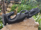 Polished Wonderstone Mermaid Carving x 1 From Zimbabwe - Toprock Gemstones and Minerals 