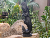 Polished Wonderstone Mermaid Carving x 1 From Zimbabwe
