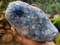 Natural Celestite Geode Specimen x 1 From Sakoany, Madagascar