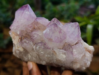 Natural Amethyst Spirit Quartz Clusters x 4 From Boekenhouthoek, South Africa