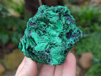 Natural Silky Malachite Specimens x 4 From Kasompe, Congo - Toprock Gemstones and Minerals 