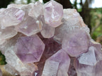 Natural Jacaranda Amethyst Quartz Cluster x 2 From Mumbwa, Zambia - Toprock Gemstones and Minerals 