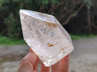 Polished Quartz Crystal Points with Inclusions x 2 From Madagascar