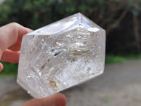 Polished Quartz Crystal Points with Inclusions x 2 From Madagascar