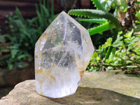 Polished Quartz Crystal Points with Inclusions x 2 From Madagascar