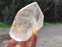 Polished Quartz Crystal Points with Inclusions x 2 From Madagascar
