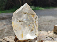 Polished Quartz Crystal Points with Inclusions x 2 From Madagascar
