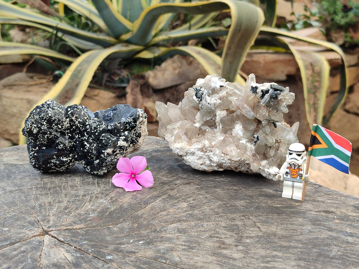 Natural Mixed selection of Minerals x 2 From Namibia - Toprock Gemstones and Minerals 