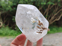 Polished Quartz Crystal Points with Chlorite Inclusions x 2 From Madagascar