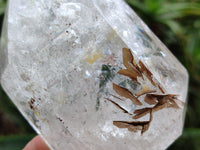 Polished Quartz Crystal Points with Chlorite Inclusions x 2 From Madagascar