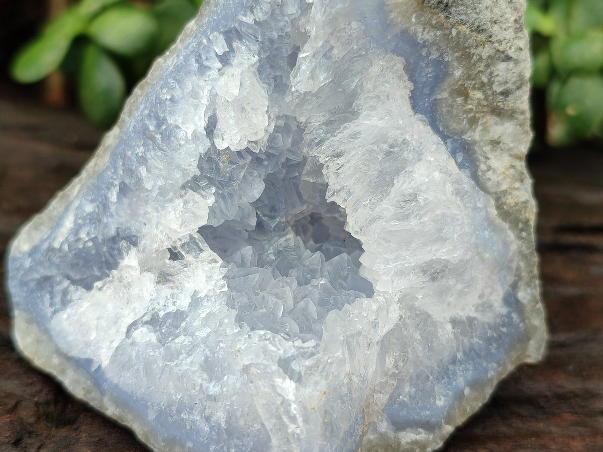Natural Blue Lace Agate Geode Specimens x 12 From Nsanje, Malawi - Toprock Gemstones and Minerals 