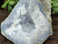 Natural Blue Lace Agate Geode Specimens x 12 From Nsanje, Malawi