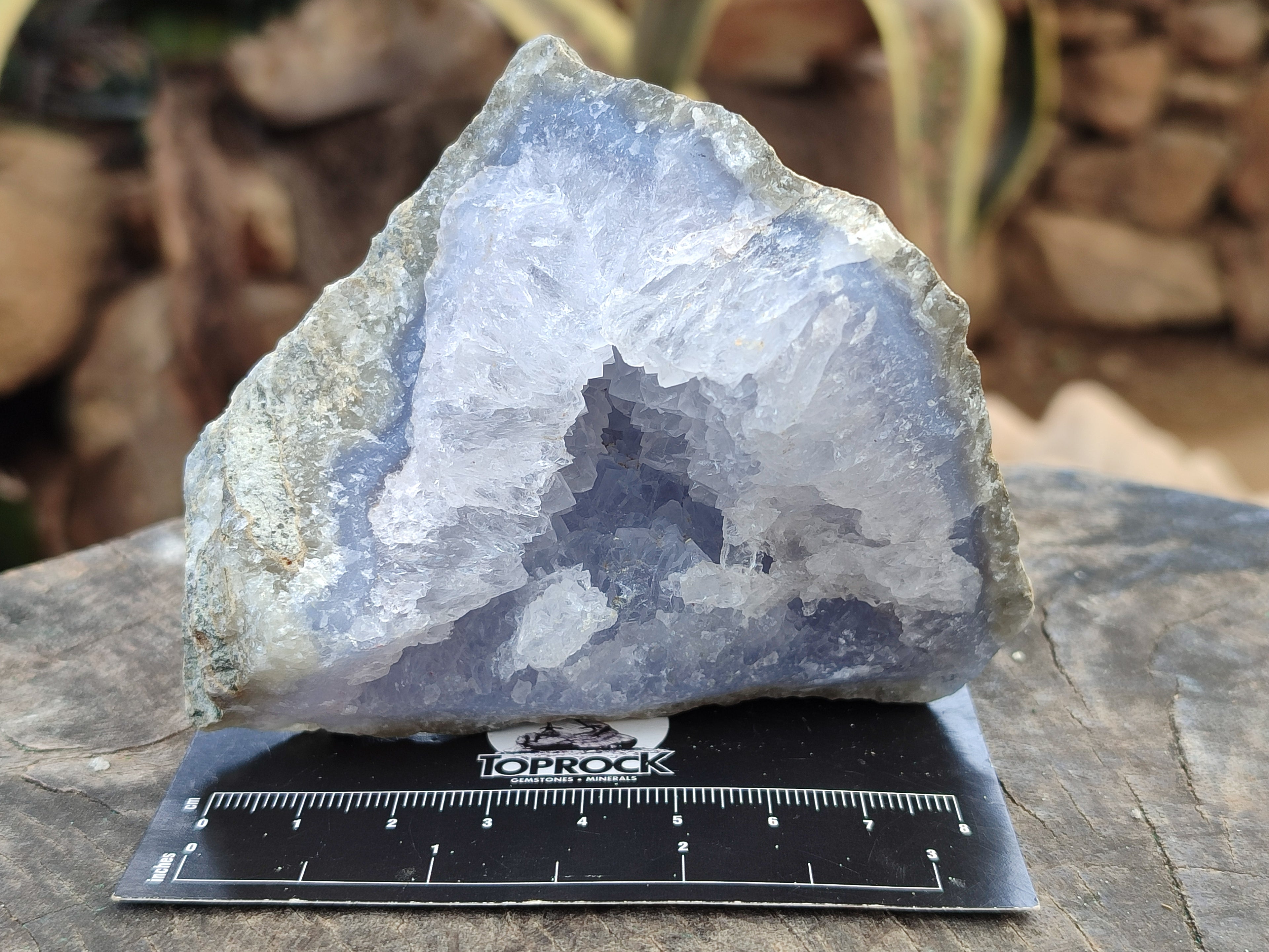 Natural Blue Lace Agate Geode Specimens x 12 From Nsanje, Malawi - Toprock Gemstones and Minerals 